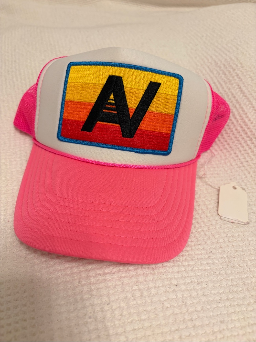 Aviator Nation Pink Trucker Hat